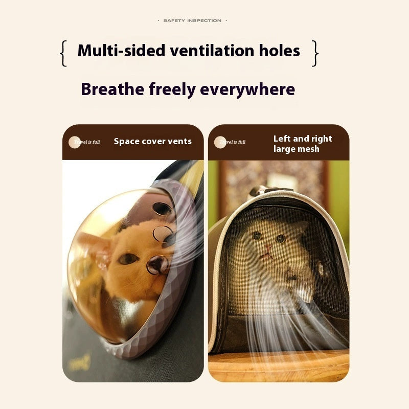 WuffWear SpaceBag– Transporttaske med Kapselvindue 🐶🐱🚀
