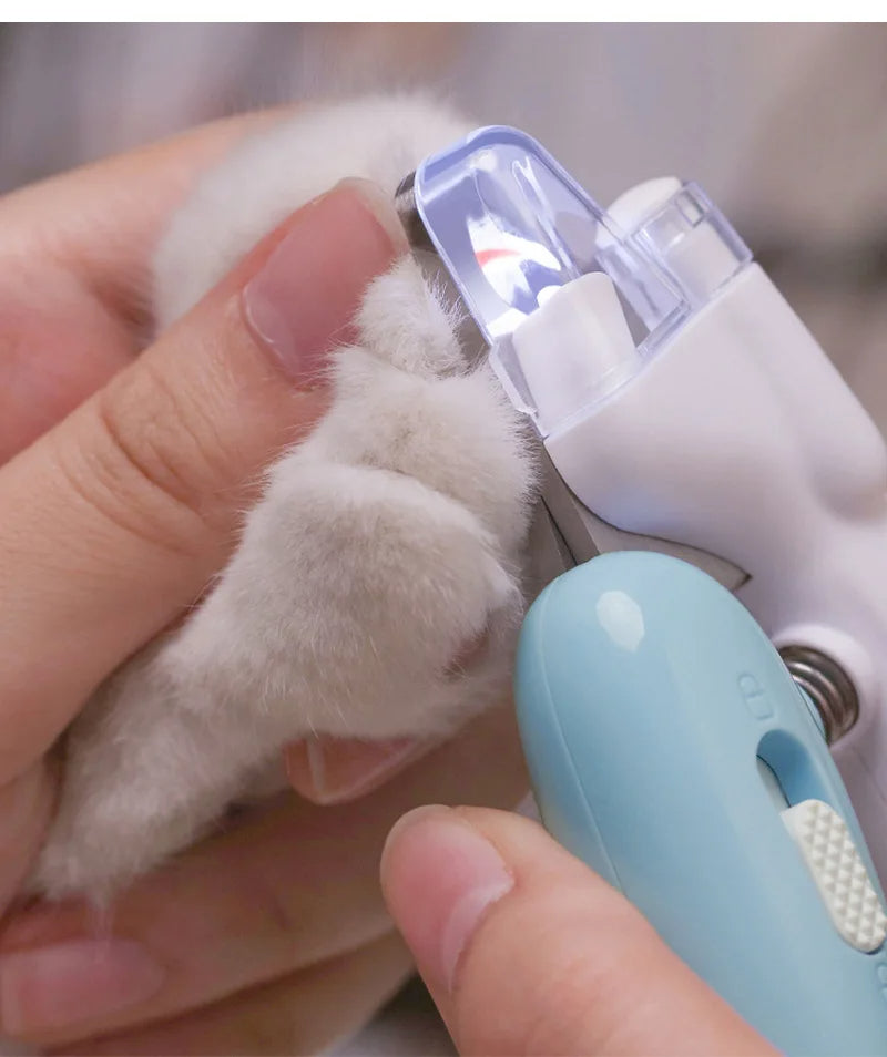 Negleklipper til Kæledyr med LED-Lys - Professionel til Hunde og Katte