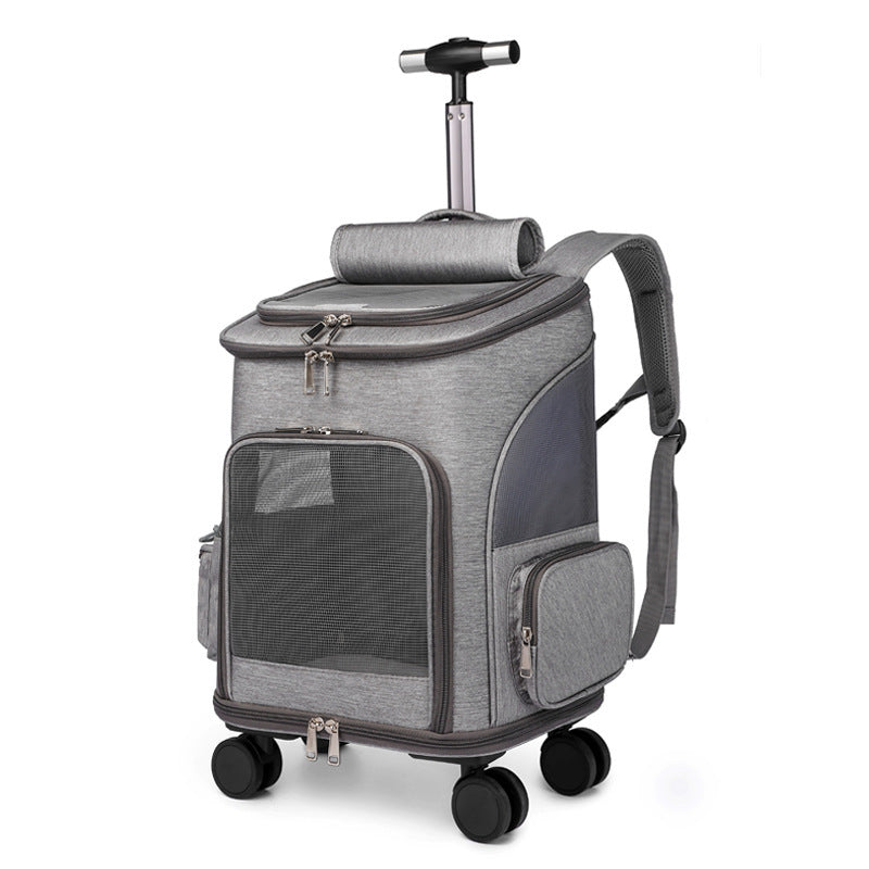 WuffWear TravelTrolley – Rejse Trolley & Rygsæk til Kat & Hund ✈️🐾