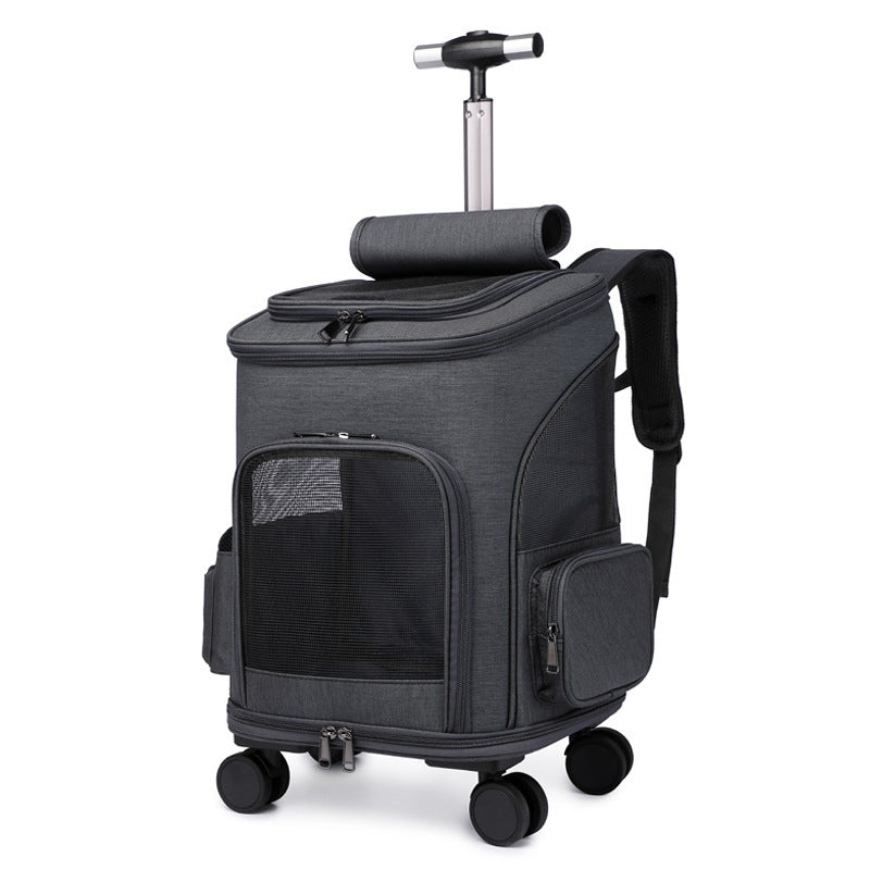 WuffWear TravelTrolley – Rejse Trolley & Rygsæk til Kat & Hund ✈️🐾