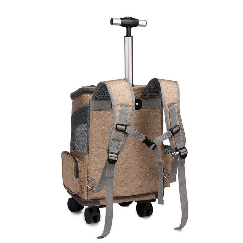 WuffWear TravelTrolley – Rejse Trolley & Rygsæk til Kat & Hund ✈️🐾