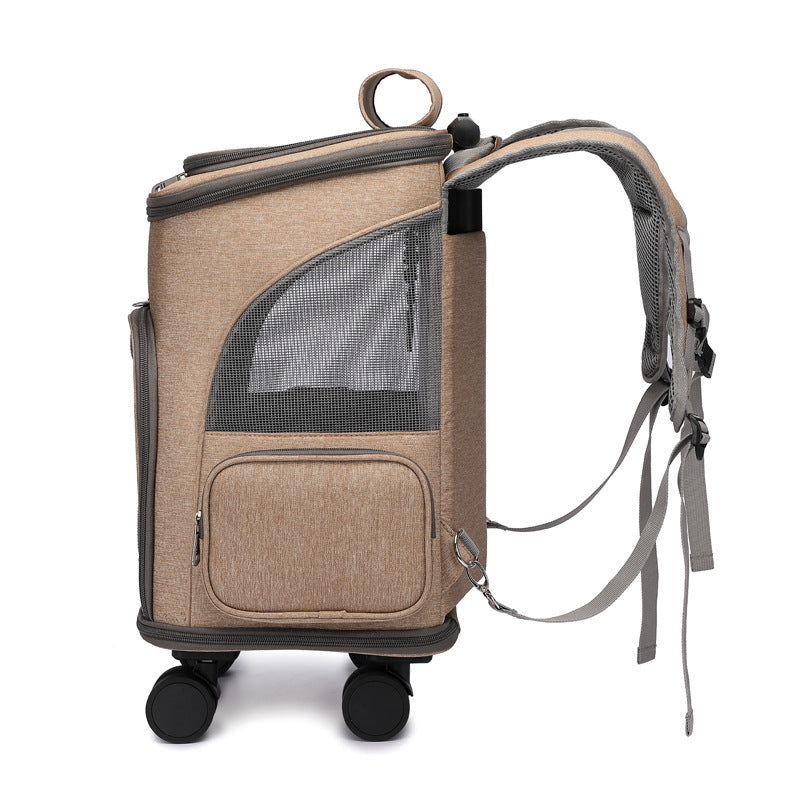 WuffWear TravelTrolley – Rejse Trolley & Rygsæk til Kat & Hund ✈️🐾