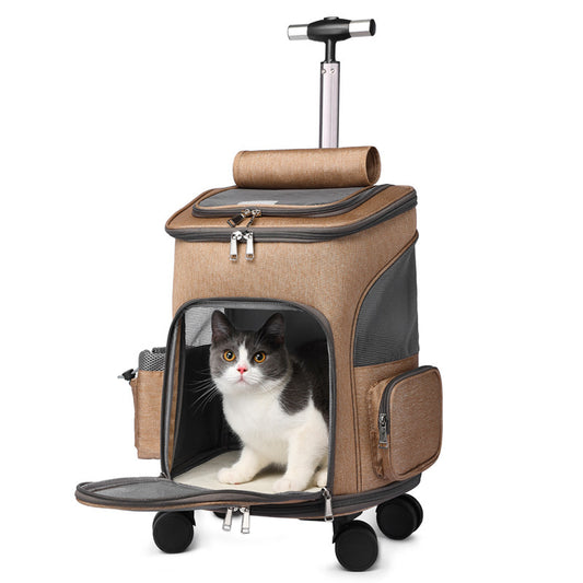 WuffWear TravelTrolley – Rejse Trolley & Rygsæk til Kat & Hund ✈️🐾