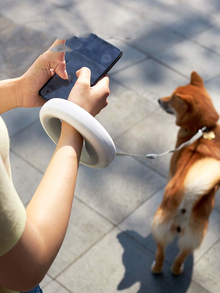 UFO Selvoptrukken Hundesnor - Automatisk Justerbar til Små og Mellemstore Hunde
