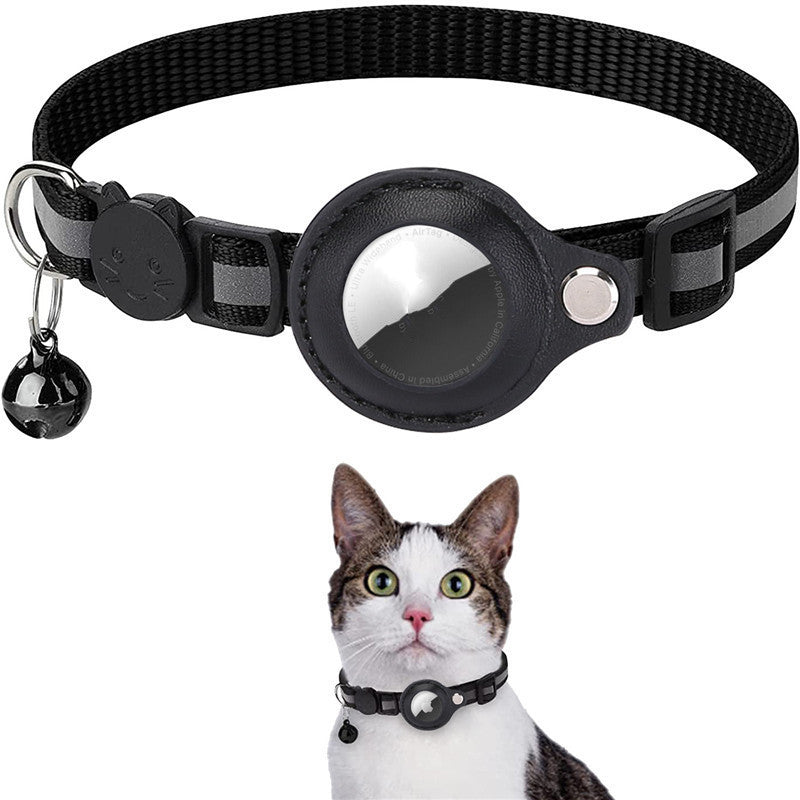 WuffWear Airpote - Sikkerhedshalsbånd til kat med klokke og AirTag-holder