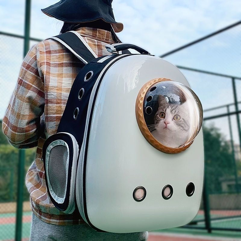 WuffWear SpaceBack – Premium Kæledyrsrygsæk med Kapselvindue 🚀🐾