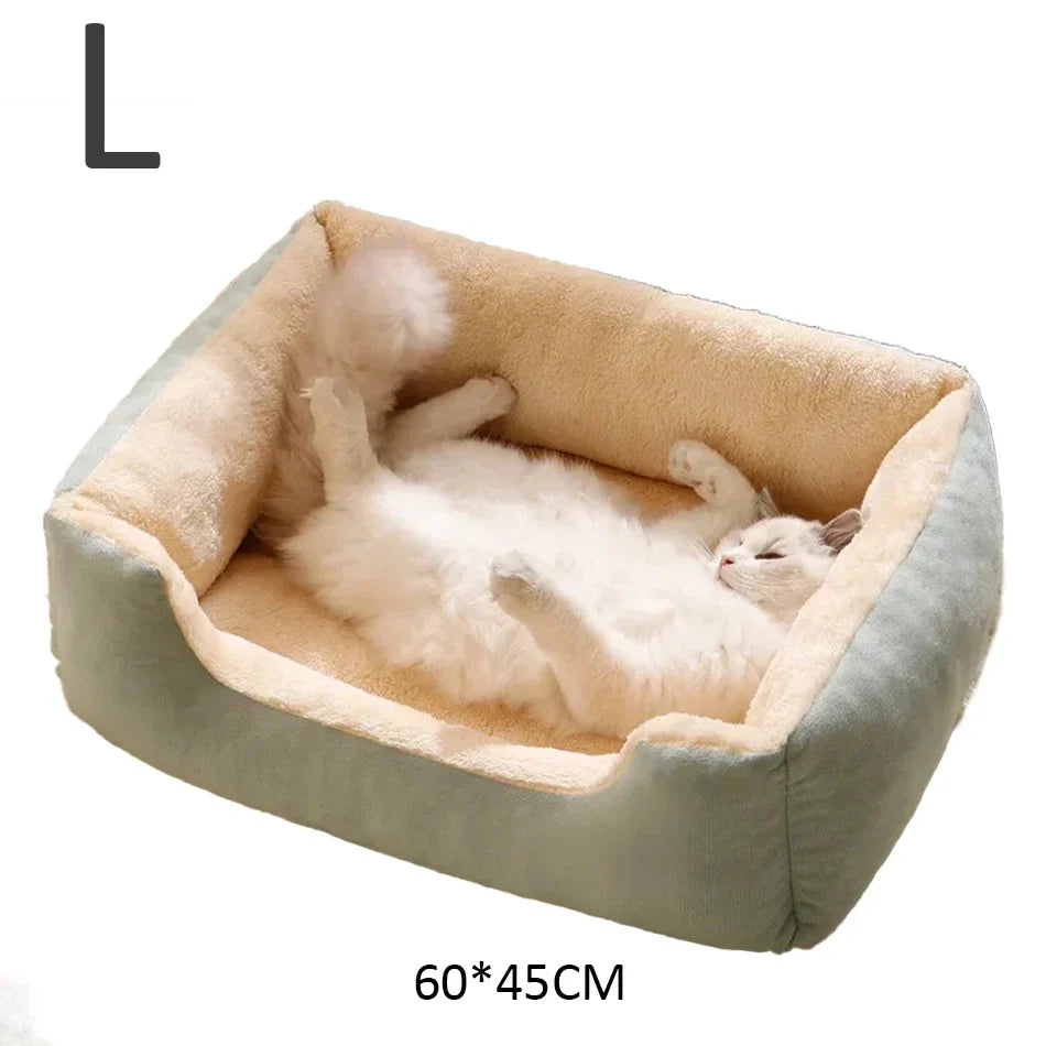 Katteseng - Blød Kurv til Katte og Små Hunde