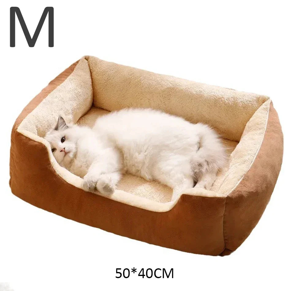 Katteseng - Blød Kurv til Katte og Små Hunde