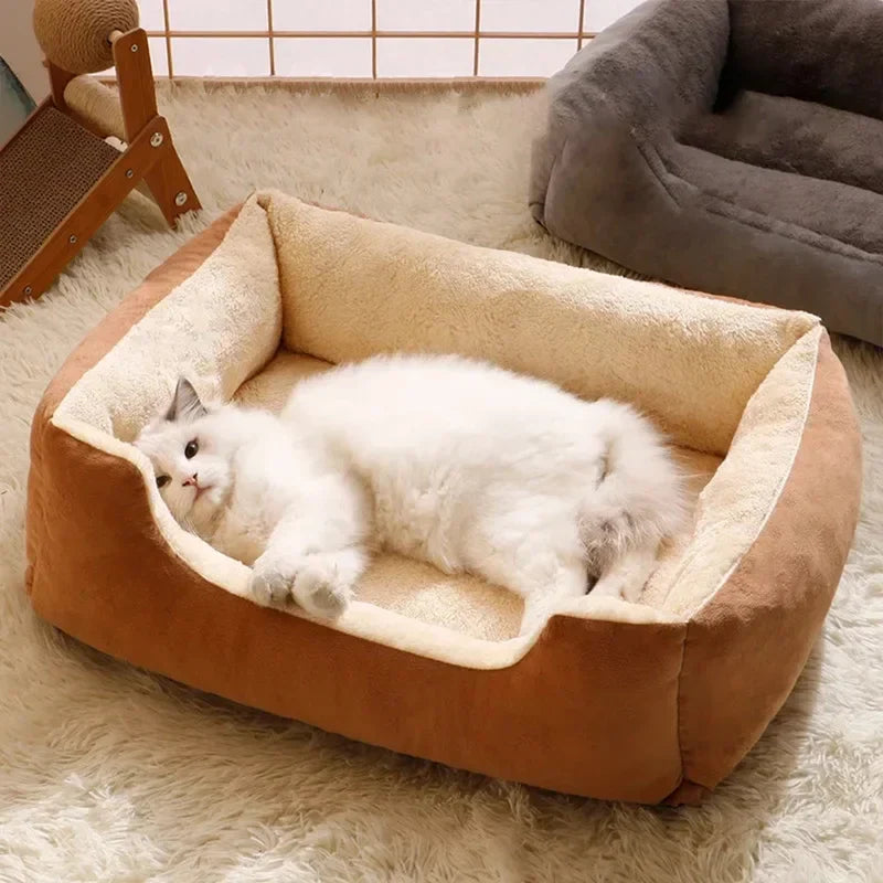 Katteseng - Blød Kurv til Katte og Små Hunde