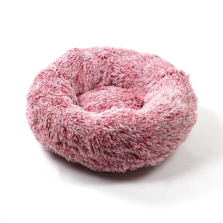 Rund Katteseng - Blød Donut Seng til Katte og Små Hunde
