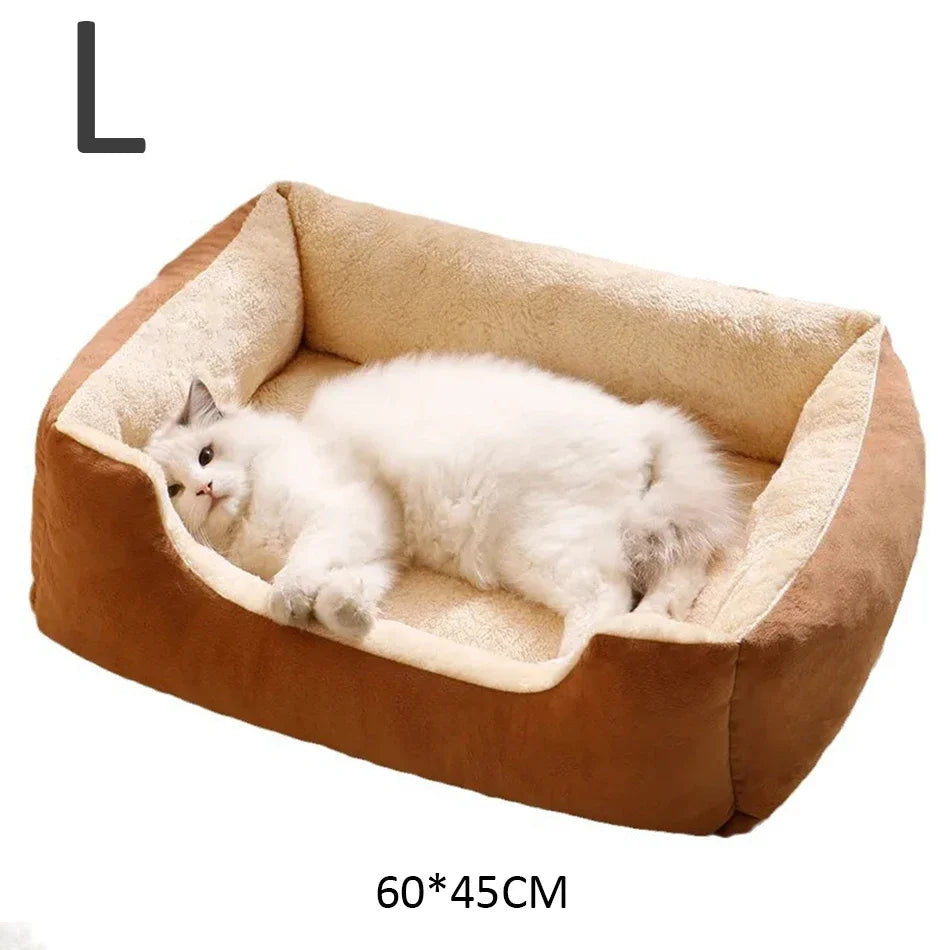 Katteseng - Blød Kurv til Katte og Små Hunde