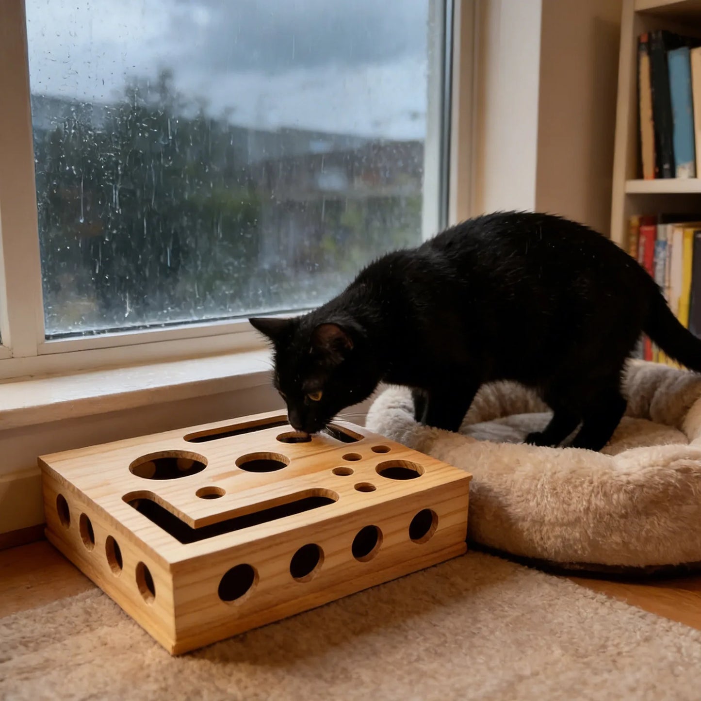 Katte Kradseboks - 2-i-1 Kradse- og Legeboks til Katte