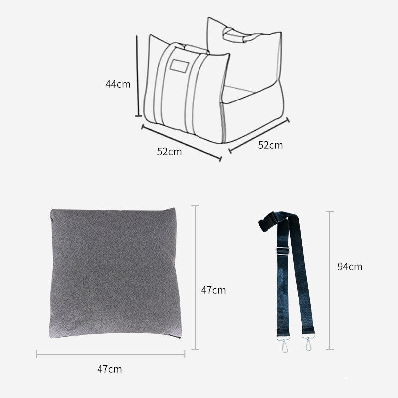 WuffWear CarNest – Bil Sæde & Rejse Sofa til Hund & Kat 🚘🐾