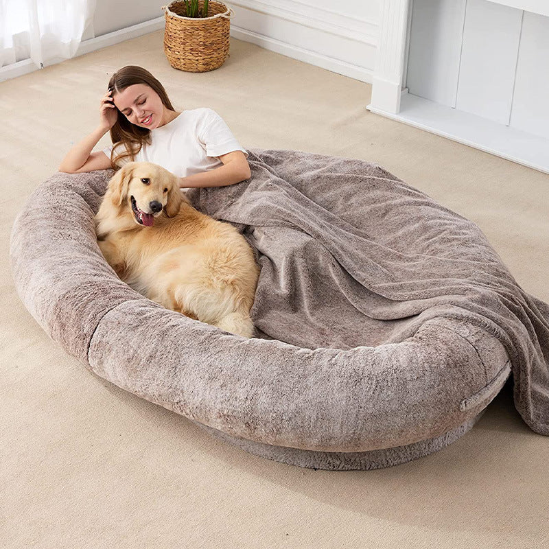 🐾 WuffWear KæmpeHyggeSeng – Til både dig & din bedste ven