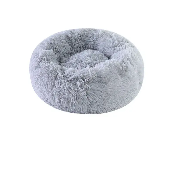 Rund Katteseng - Blød Donut Seng til Katte og Små Hunde