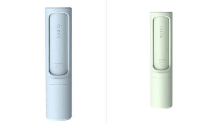 WuffWear pelsfjerner 2-i-1 børste med miljøvenligt design til hurtig fjernelse af pels og hår. Kompakt og selv-rensende værktøj.