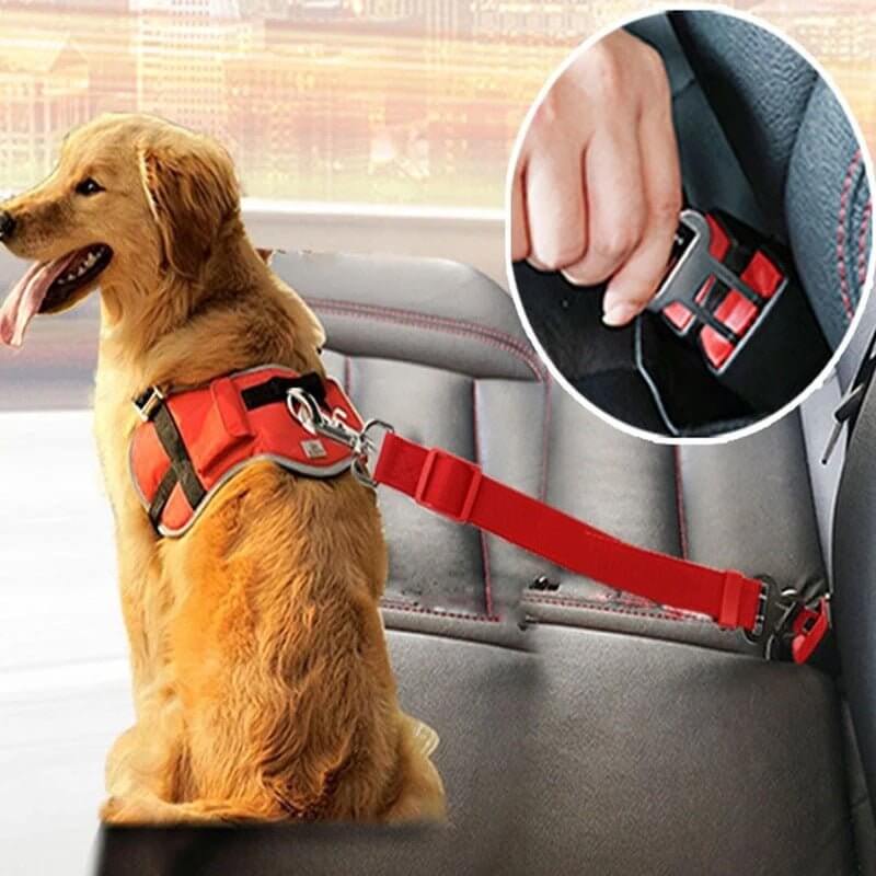 WuffWear SikkerSelen - Justerbar Bilsele til Hunde & Katte - WuffWear